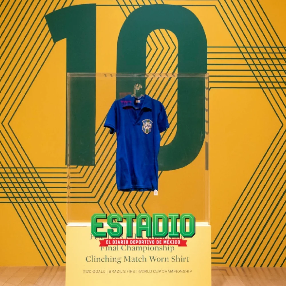 Camiseta histórica de Pelé en el Mundial de 1958 rompe récord en subasta: ¿En cuánto se vendió?