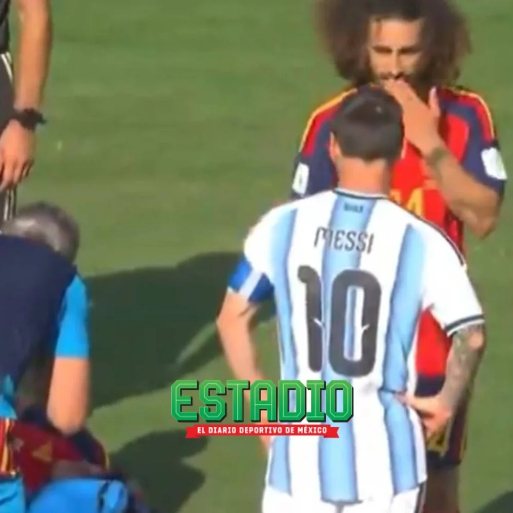 Mundial 2026: Lionel Messi señala a Cucurella de taparse la boca; ¿era expulsión para el jugador de España?