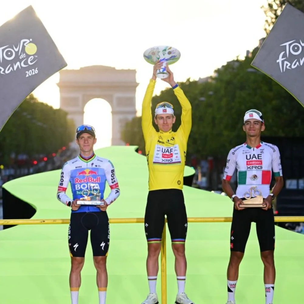 Isaac del Toro, el ciclista mexicano y campeón joven del Tour de Francia 2026