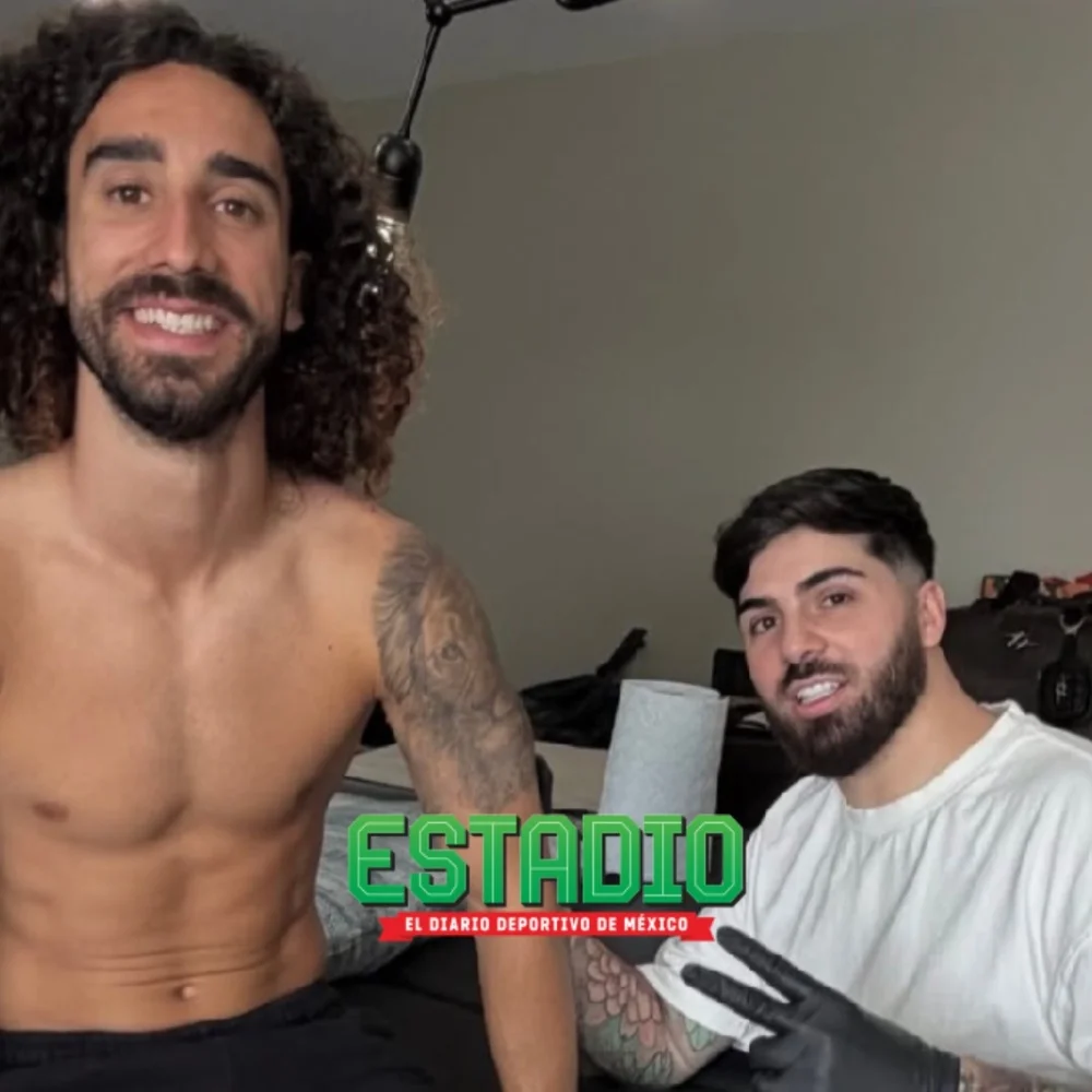 ¡Cumple su palabra! Cucurella se tatuó la cara de Luis de la Fuente por haber ganado el Mundial 2026