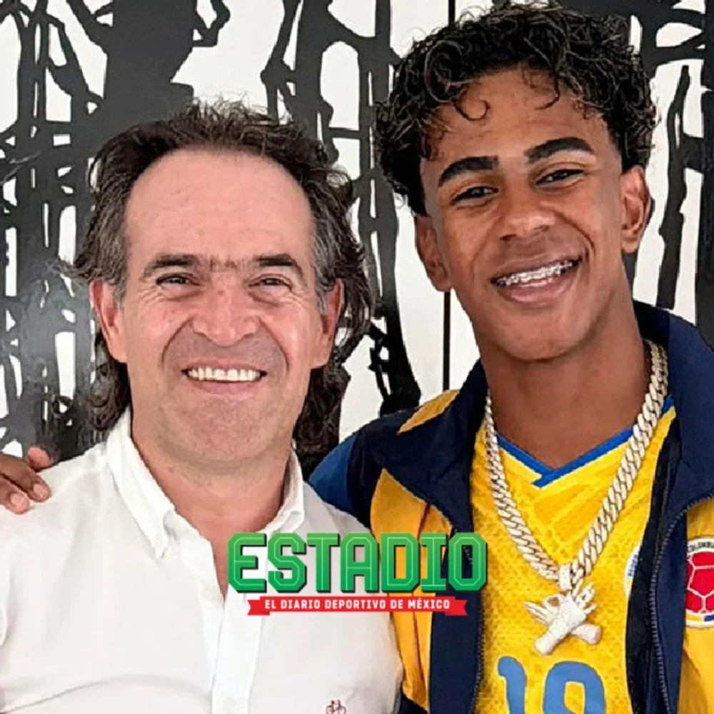 Lamine Yamal disfruta sus vacaciones en Colombia cantando junto a Ryan Castro y con la camisa tricolor