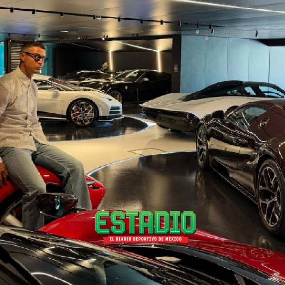 ¡Los juguetes de CR7! Cristiano Ronaldo presume su colección de autos de lujo