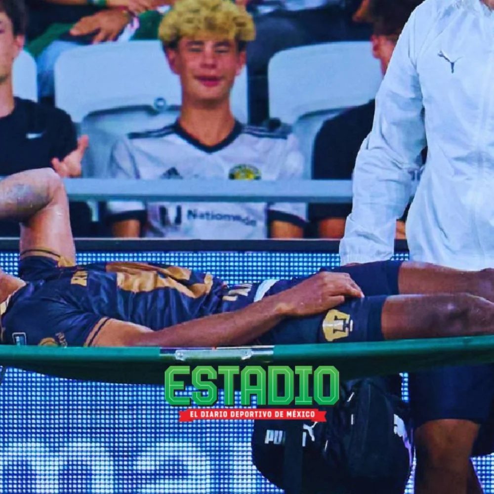 Pumas sufre dura baja: Álvaro Angulo presenta esguince de rodilla y estará fuera varias semana