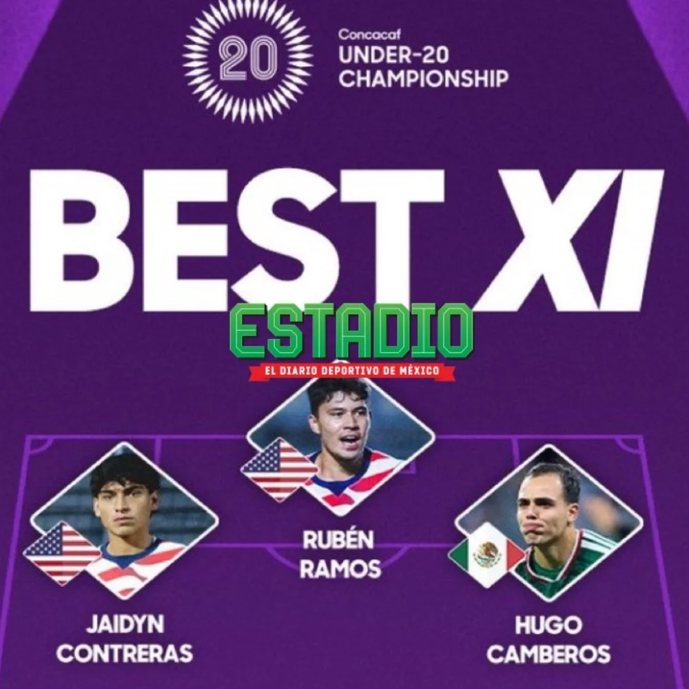 ¡La generación que ilusiona! Cinco mexicanos aparecen en el XI Ideal del Sub-20 de Concacaf