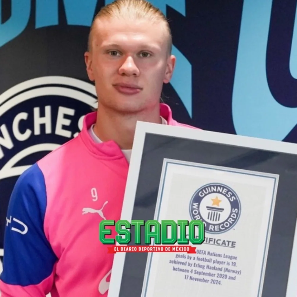 ¡Haaland no se detiene! El delantero del Manchester City ya presume cuatro récords Guinness