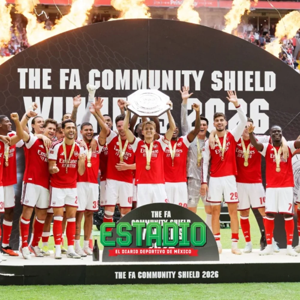 Arsenal domina al Manchester City y se corona campeón de la Community Shield
