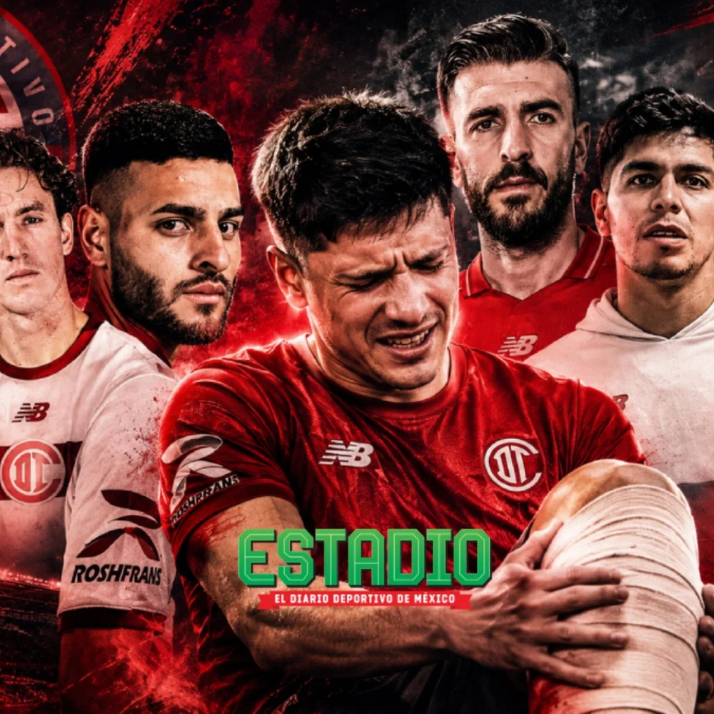 Toluca se queda sin equipo: una plaga de lesiones sacude a los Diablos