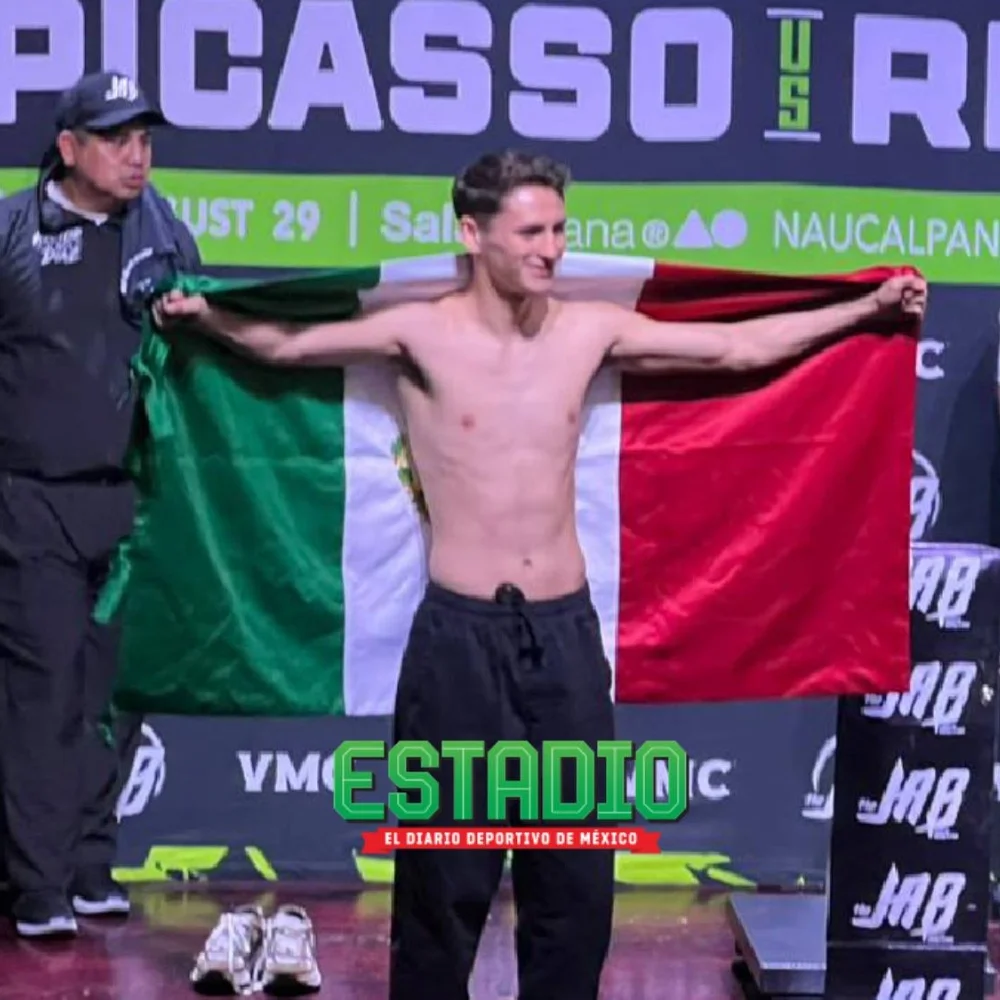 David Picasso vence a la báscula y está listo para su primera pelea con el Canelo Team