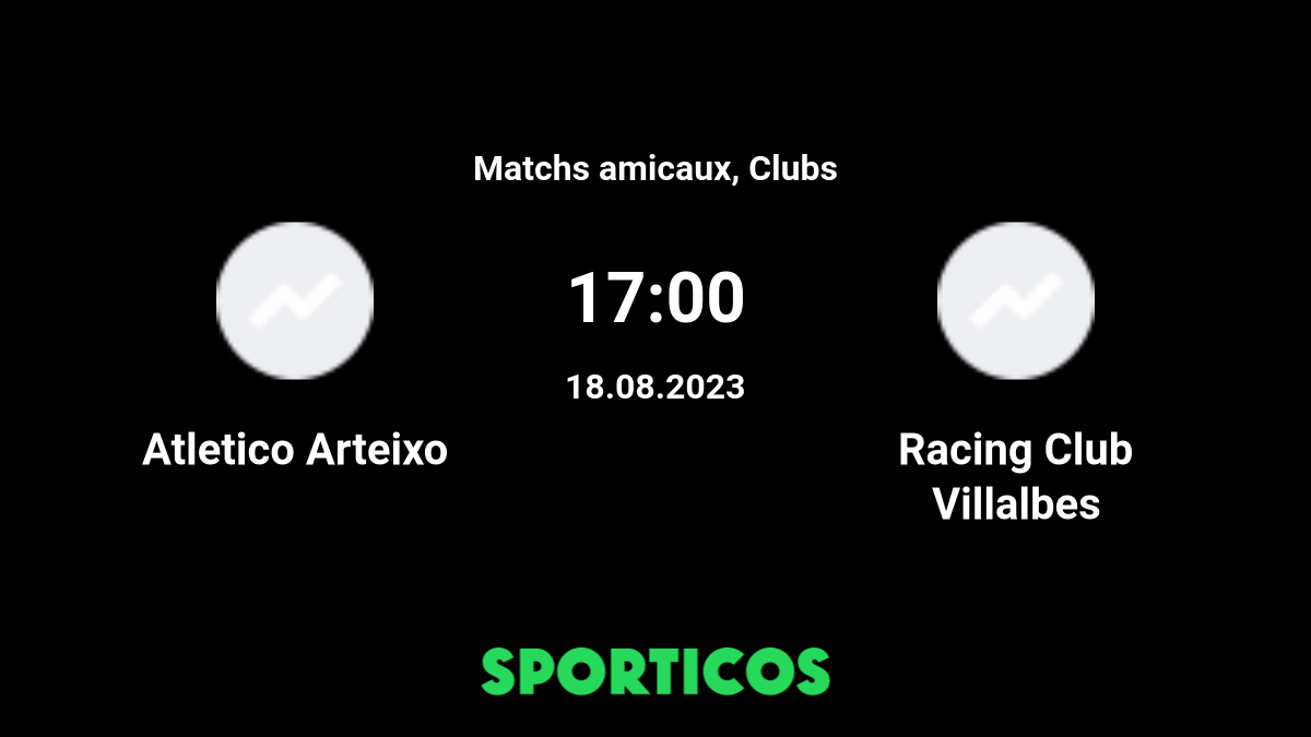 Atletico Arteixo vs Racing Club Villalbes live score, H2H and