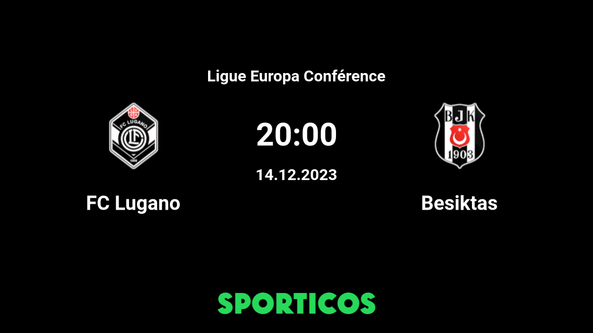 Pronostic Besiktas FC Lugano - Conference League - 05/10/2023