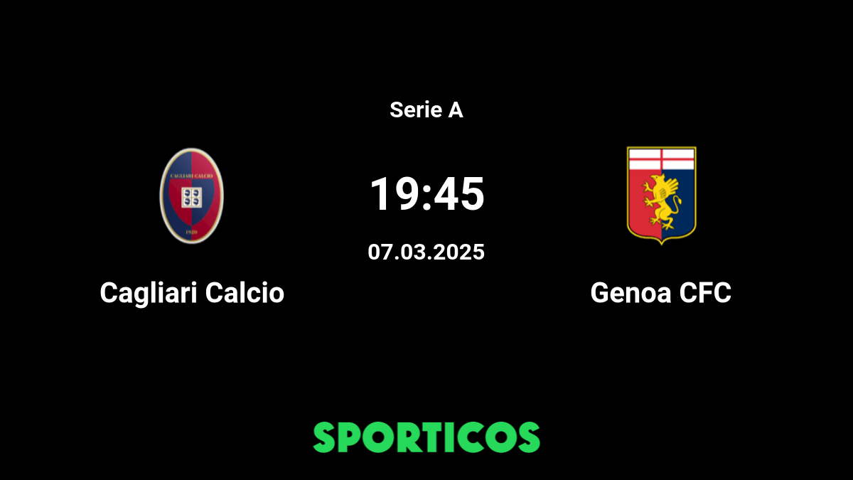 Genoa CFC vs Cagliari Calcio Serie A 티켓 판매 중