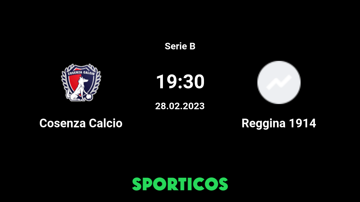 Cosenza Calcio 1914 x A.C. Reggiana 1919 11/11/2023 na Série B 2023/24, Futebol