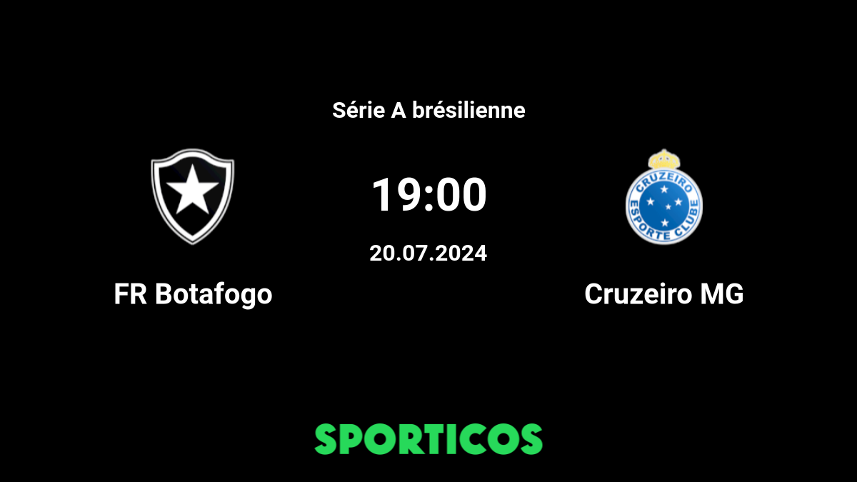 Botafogo Vs Cruzeiro: Match report, statistics, lineups & H2H