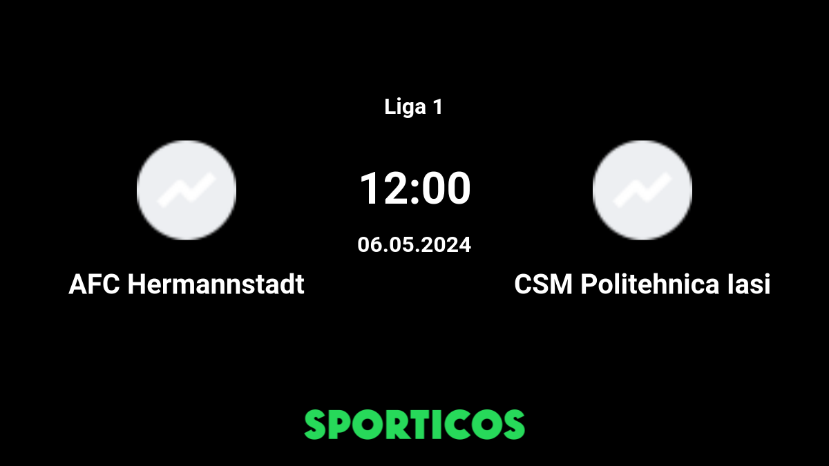 Hermannstadt x CSM Politehnica Iasi 24/11/2023 – Palpite dos Jogo, Futebol