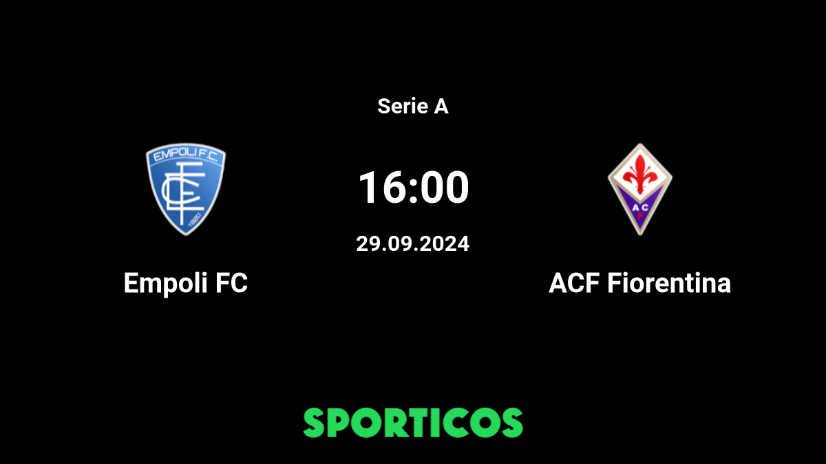 Pronostic Fiorentina Empoli : Analyse, cotes et prono du match de Serie A -  Paris sportifs - SO FOOT.com