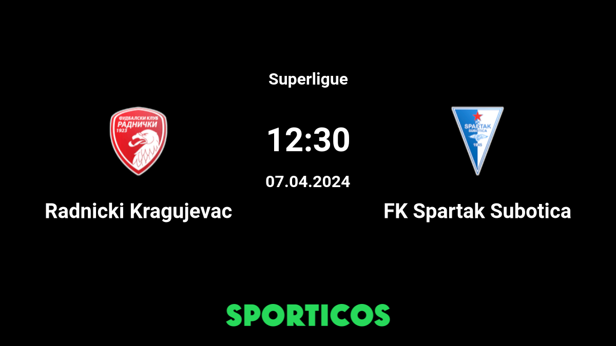 FK Spartak Subotica 2-1 FK Radnicki 1923 Kragujevac :: Highlights :: Videos  