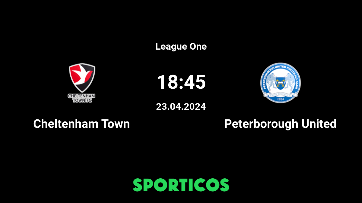 Peterborough United x Cheltenham Town » Placar ao vivo, Palpites