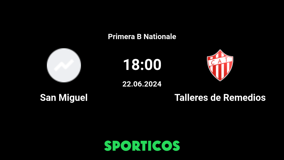 Axscore  San Miguel 0:1 Talleres Remedios livestream, H2H and lineups  28-10-2023